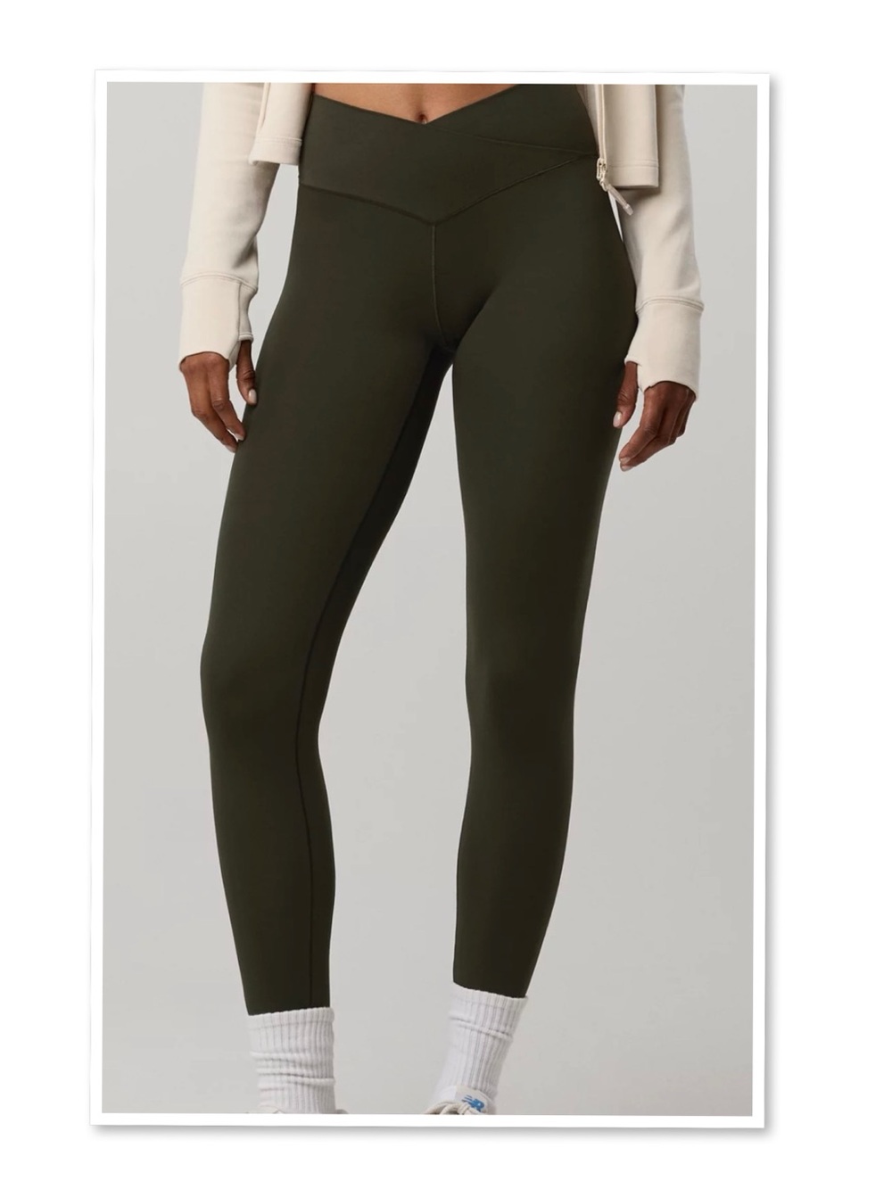 Offline by Aerie Real Me High-Waisted Crossover 7/8 Leggings